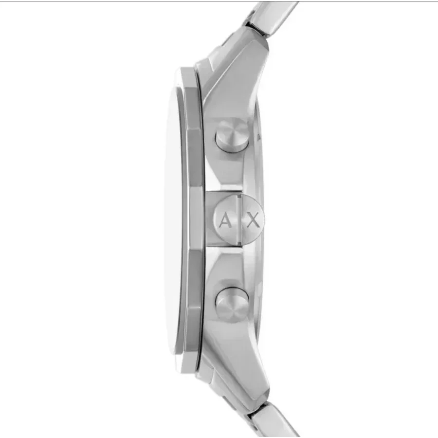 Shop Authentic Armani Exchange Outerbanks Chronograph Silver Dial Silver Steel Strap Watch For Men - AX7141 - Luxxuri