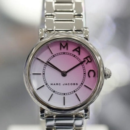  Shop Authentic Marc Jacobs Roxy Pink Dial Silver Steel Strap Watch for Women - MJ3552 - Luxxuri
