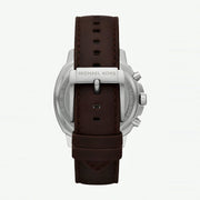  Shop Authentic Michael Kors Sullivan Quartz Blue Dial Brown Leather Strap Watch For Men - MK8996 - Luxxuri