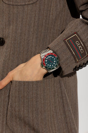  Shop Authentic Gucci Dive Quartz Green Dial Silver Steel Strap Watch For Men - YA136222 - Luxxuri