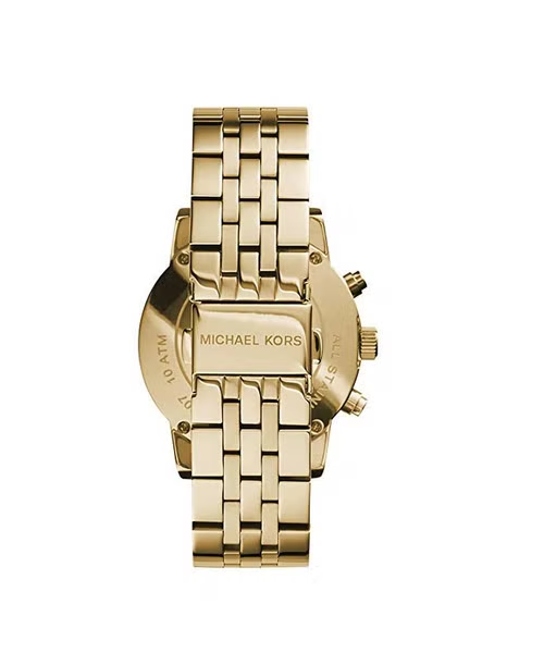  Shop Authentic Michael Kors Ritz Chronograph Gold Dial Gold Steel Strap Watch for Women - MK5676 - Luxxuri