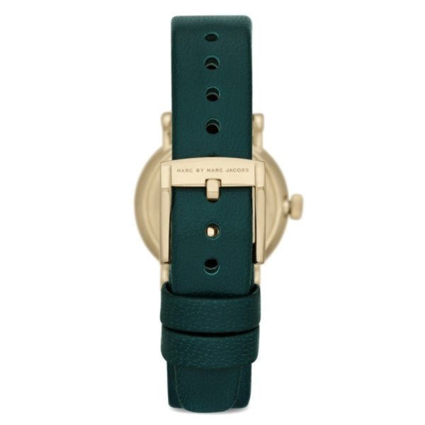  Shop Authentic Marc Jacobs Baker Mini Green Dial Green Leather Strap Watch for Women - MBM1272 - Luxxuri
