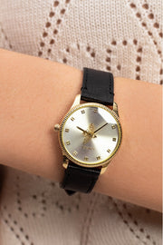  Shop Authentic Gucci G Timeless Quartz Silver Dial Black Leather Strap Watch For Women - YA1265023 - Luxxuri