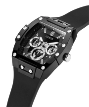  Shop Authentic Guess Phoenix Multifunction Black Dial Black Rubber Strap Watch for Men - GW0203G3 - Luxxuri