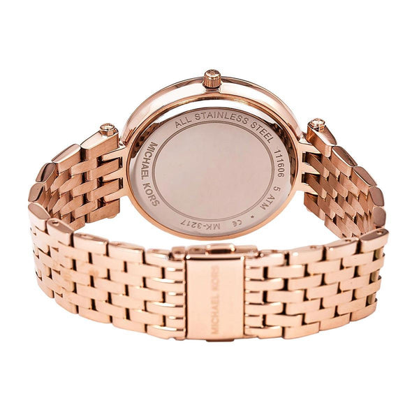  Shop Authentic Michael Kors Darci Rose Gold Dial with Diamonds Rose Gold Stainless Steel Strap Watch for Women - MK3192 - Luxxuri