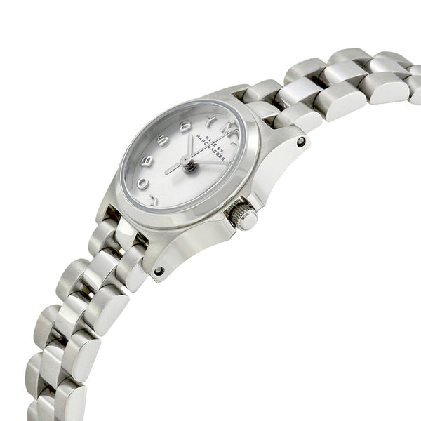 Shop Authentic Marc Jacobs Henry Dinky Silver Dial Silver Steel Strap Watch for Women - MBM3198 - Luxxuri