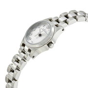  Shop Authentic Marc Jacobs Henry Dinky Silver Dial Silver Steel Strap Watch for Women - MBM3198 - Luxxuri
