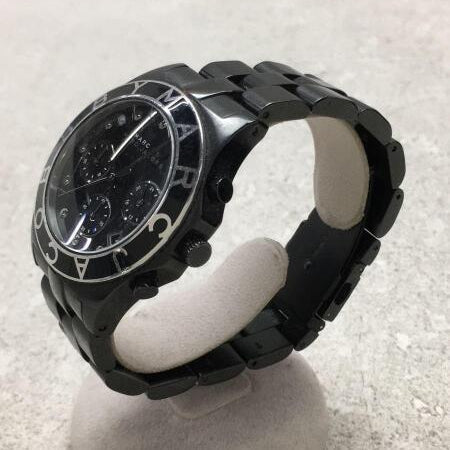  Shop Authentic Marc Jacobs Blade Chronograph Black Dial Black Steel Strap Watch for Women - MBM3083 - Luxxuri