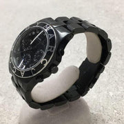  Shop Authentic Marc Jacobs Blade Chronograph Black Dial Black Steel Strap Watch for Women - MBM3083 - Luxxuri