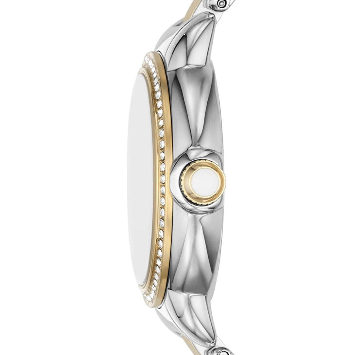  Shop Authentic Emporio Armani Mia Quartz Mother of Pearl Dial Two Tone Steel Strap Watch For Women - AR11524 - Luxxuri