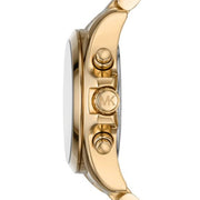  Shop Authentic Michael Kors Bradshaw Chronograph Black Dial Gold Steel Strap Watch For Women - MK6959 - Luxxuri