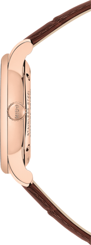  Shop Authentic Mido Baroncelli III Automatic Blue Dial Brown Leather Strap Watch For Men - M8600.3.15.8 - Luxxuri