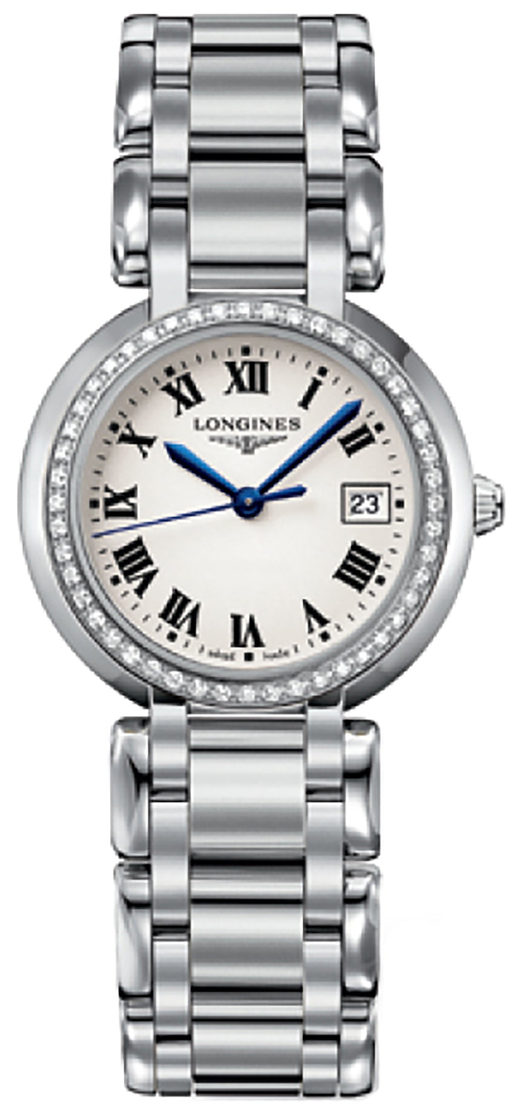  Shop Authentic Longines PrimaLuna 26.5mm Automatic Stainless Steel Watch for Women - L8.111.0.71.6 - Luxxuri