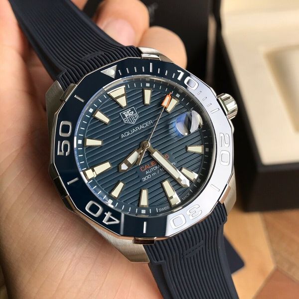  Shop Authentic Tag Heuer Aquaracer Blue Dial Watch for Men -  WAY211C.FT6155 - Luxxuri