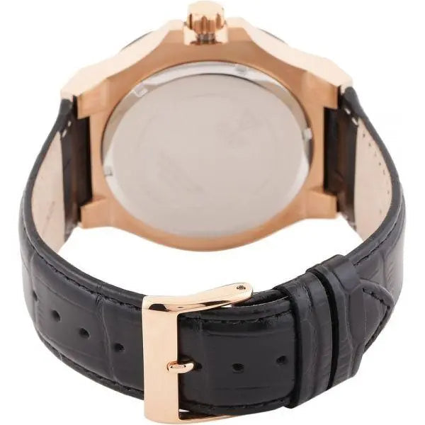  Shop Authentic Guess Force Analog Black Dial Black Leather Strap Watch For Men - W0674G6 - Luxxuri