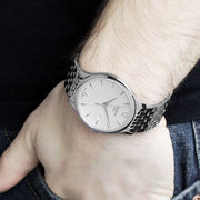 Shop Authentic Tissot T Classic Tradition White Dial Silver Steel Strap Watch For Men - T063.610.11.037.00 - Luxxuri