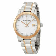  Shop Authentic Burberry The City Silver Dial Two Tone Steel Strap Watch for Women - BU9214 - Luxxuri
