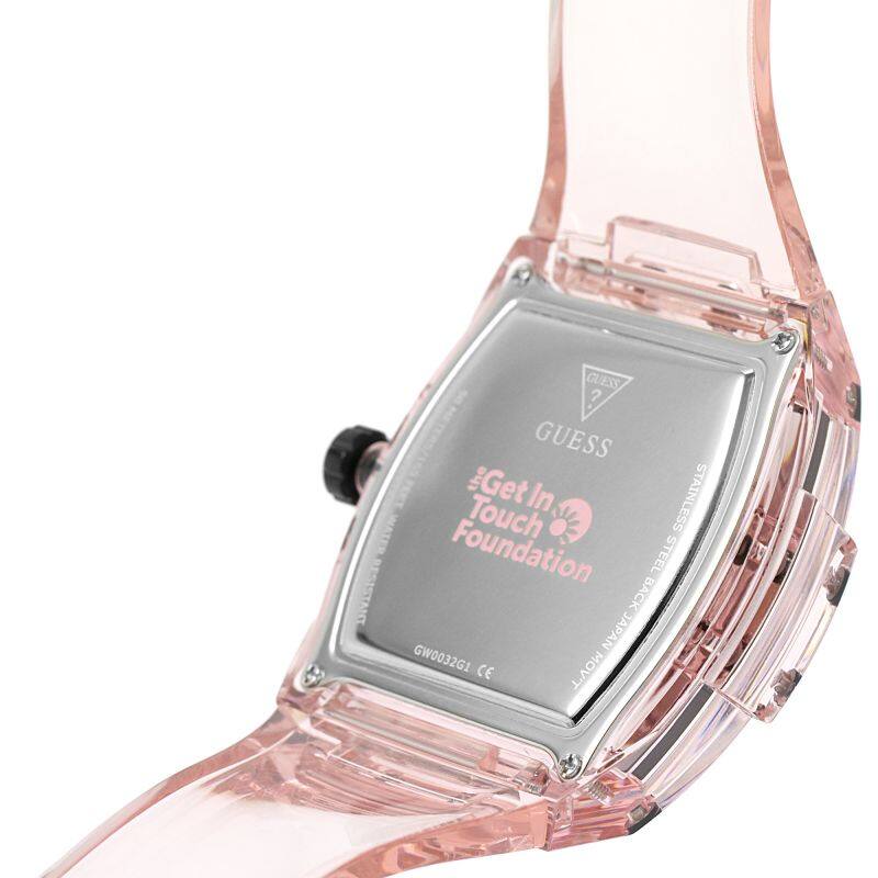  Shop Authentic Guess Sporting Black Dial Pink Rubber Strap Watch for Men - GW0032G1 - Luxxuri