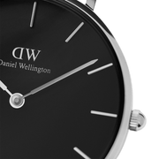  Shop Authentic Daniel Wellington Petite Ashfield Black Dial Black Mesh Strap Watch For Women - DW00100308 - Luxxuri