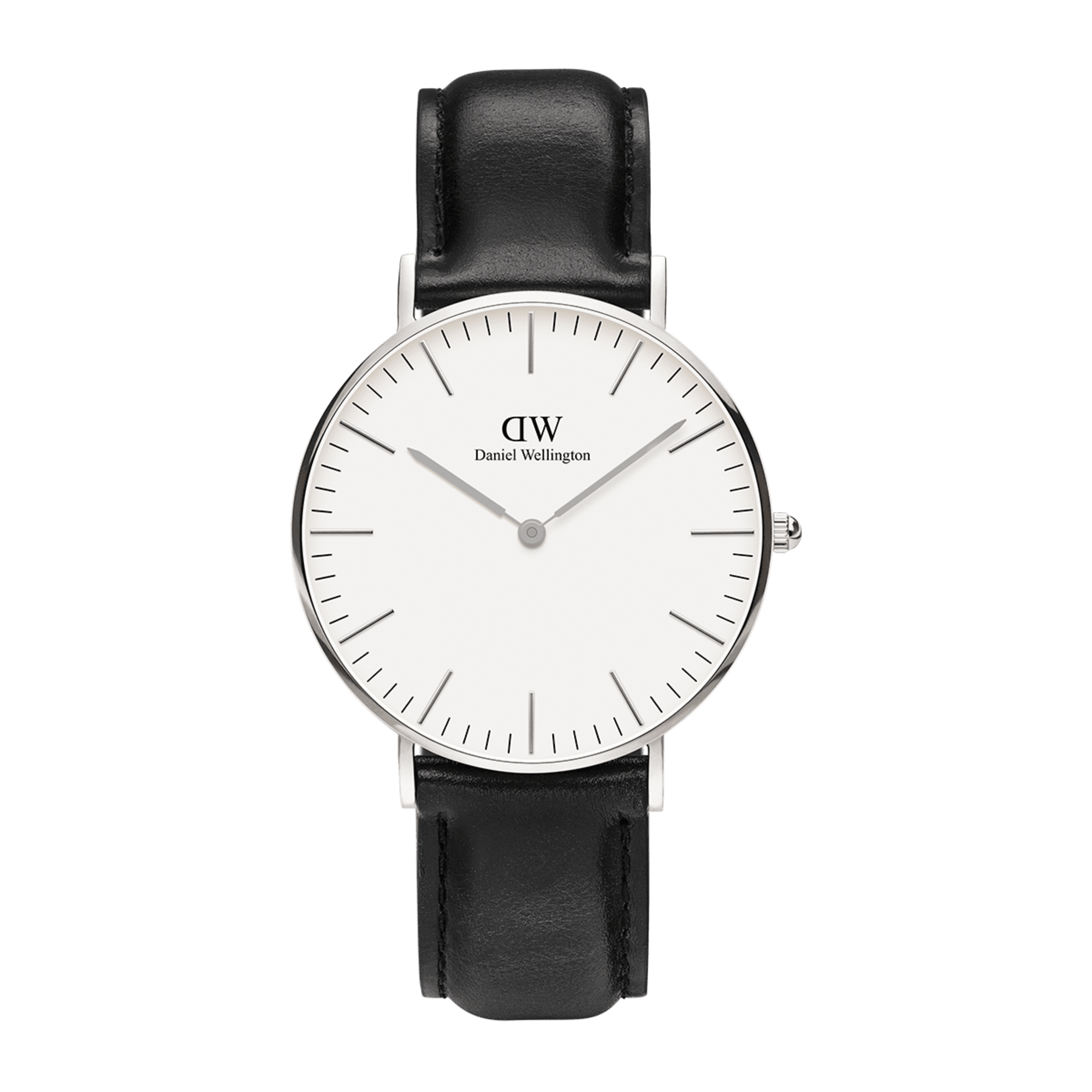  Shop Authentic Daniel Wellington Classic Reading White Dial Black Leather Strap Watch For Women - DW00100058 - Luxxuri