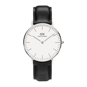  Shop Authentic Daniel Wellington Classic Reading White Dial Black Leather Strap Watch For Women - DW00100058 - Luxxuri