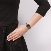  Shop Authentic Tissot T Lady Flamingo Black Dial Black Leather Strap Watch For Women - T094.210.16.051.00 - Luxxuri