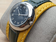  Shop Authentic Marc Jacobs Black Dial Black Leather Strap Watch for Women - MBM1071 - Luxxuri