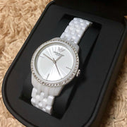  Shop Authentic Emporio Armani Ceramic White Dial White Ceramic Bracelet Watch For Women - AR1477 - Luxxuri