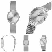  Shop Authentic Guess Tapestry Diamonds Silver Dial Silver Mesh Bracelet Watch for Women - GW0354L1 - Luxxuri