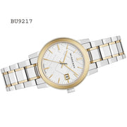  Shop Authentic Burberry The City Silver Dial Two Tone Steel Strap Watch for Women - BU9217 - Luxxuri