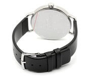  Shop Authentic Calvin Klein Evan Black Dial Black Leather Strap Watch for Men - K7B211CZ - Luxxuri