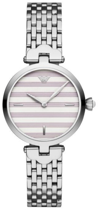  Shop Authentic Emporio Armani Arianna Analog White Dial Silver Steel Strap Watch For Women - AR11195 - Luxxuri