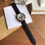  Shop Authentic Versace V-Ray Chronograph White Dial Black Leather Strap Watch for Men - VDB040014 - Luxxuri
