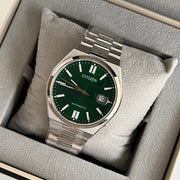  Shop Authentic Citizen Tsuyosa Automatic Green Dial Silver Steel Strap Watch For Men - NJ0150-81X - Luxxuri
