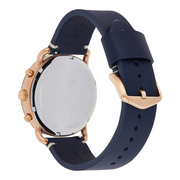  Shop Authentic Fossil The Commuter Blue Dial Blue Leather Strap Watch for Men - FS5404 - Luxxuri