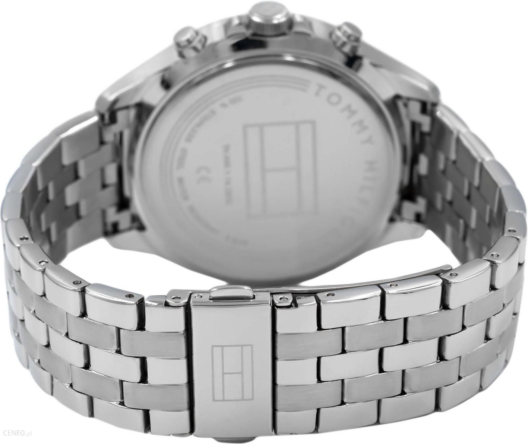  Shop Authentic Tommy Hilfiger West Quartz Black Dial Silver Steel Strap Watch For Men - 1791707 - Luxxuri