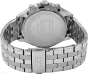  Shop Authentic Tommy Hilfiger West Quartz Black Dial Silver Steel Strap Watch For Men - 1791707 - Luxxuri