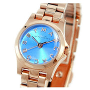  Shop Authentic Marc Jacobs Henry Dinky Blue Dial Rose Gold Steel Strap Watch for Women - MBM3204 - Luxxuri
