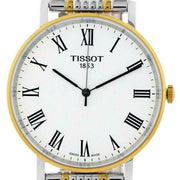  Shop Authentic Tissot Everytime Medium White Dial Two Tone Mesh Bracelet Watch For Men - T109.410.22.033.00 - Luxxuri