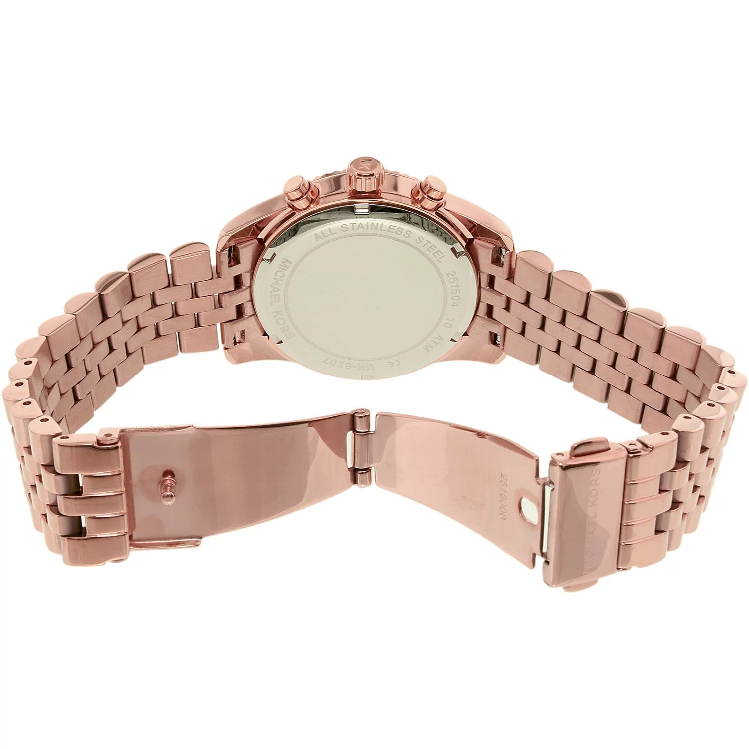  Shop Authentic Michael Kors Lexington Purple Dial Rose Gold Steel Strap Watch For Women - MK6207 - Luxxuri