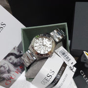  Shop Authentic Guess BFF Multifunction Silver Dial Silver Steel Strap Watch for Women - W0231L1 - Luxxuri