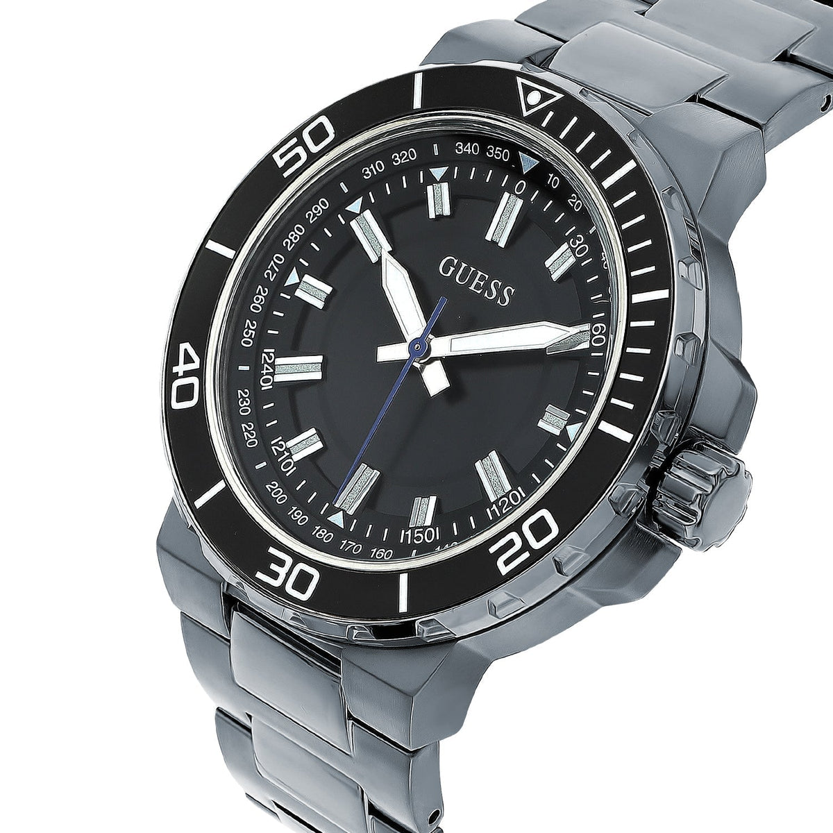  Shop Authentic Guess Track Black Dial Silver Steel Strap Watch for Men - GW0426G1 - Luxxuri