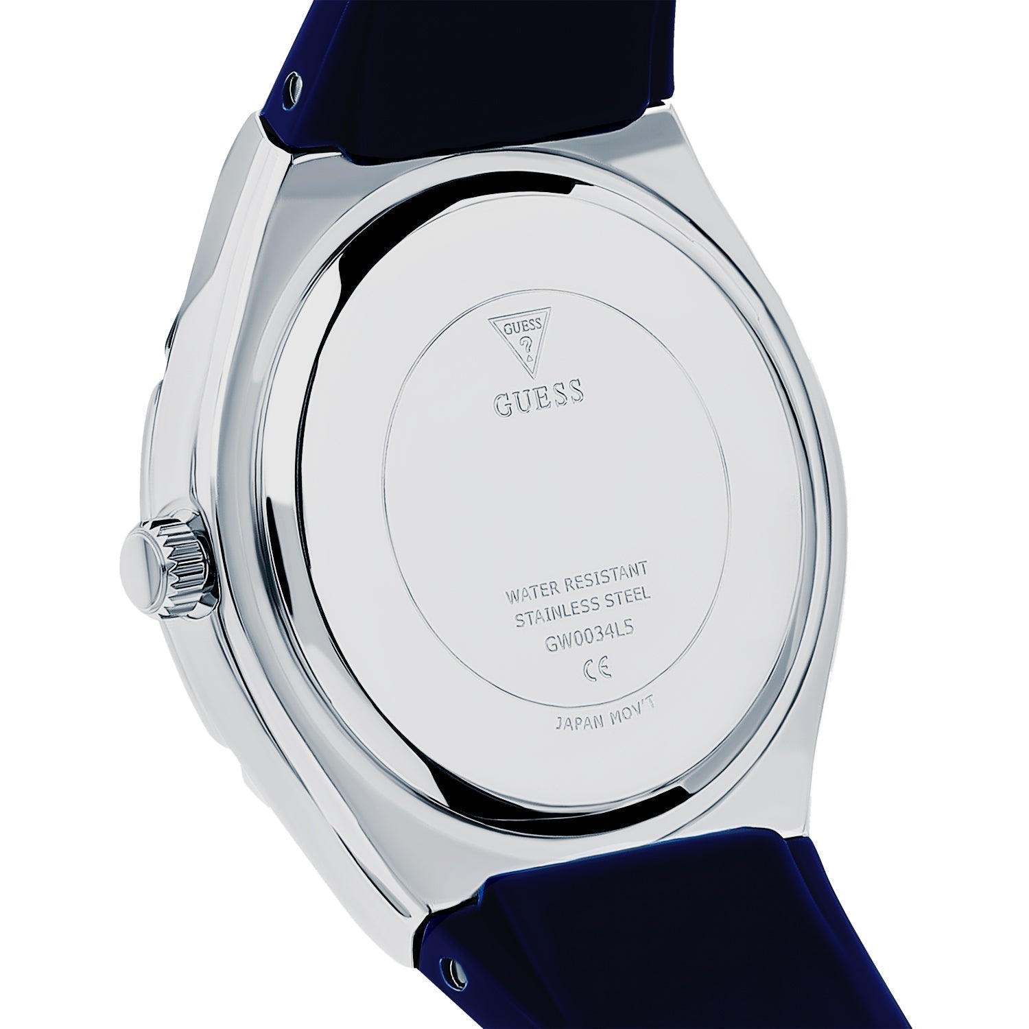  Shop Authentic Guess Cosmo Diamonds Silver Dial Blue Rubber Strap Watch for Women - GW0034L5 - Luxxuri