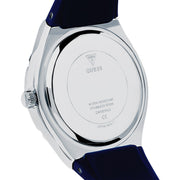  Shop Authentic Guess Cosmo Diamonds Silver Dial Blue Rubber Strap Watch for Women - GW0034L5 - Luxxuri
