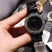  Shop Authentic Marc Jacobs Marci Black Dial Black Steel Dial Strap Watch for Women - MBM3193 - Luxxuri