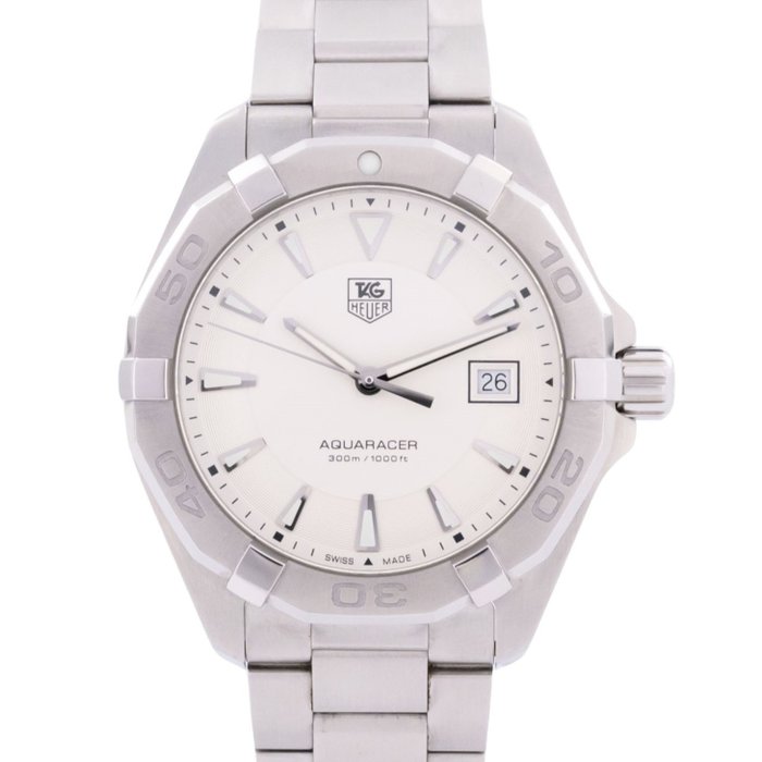  Shop Authentic Tag Heuer Aquaracer White Dial Watch for Men - WAY1111.BA0928 - Luxxuri