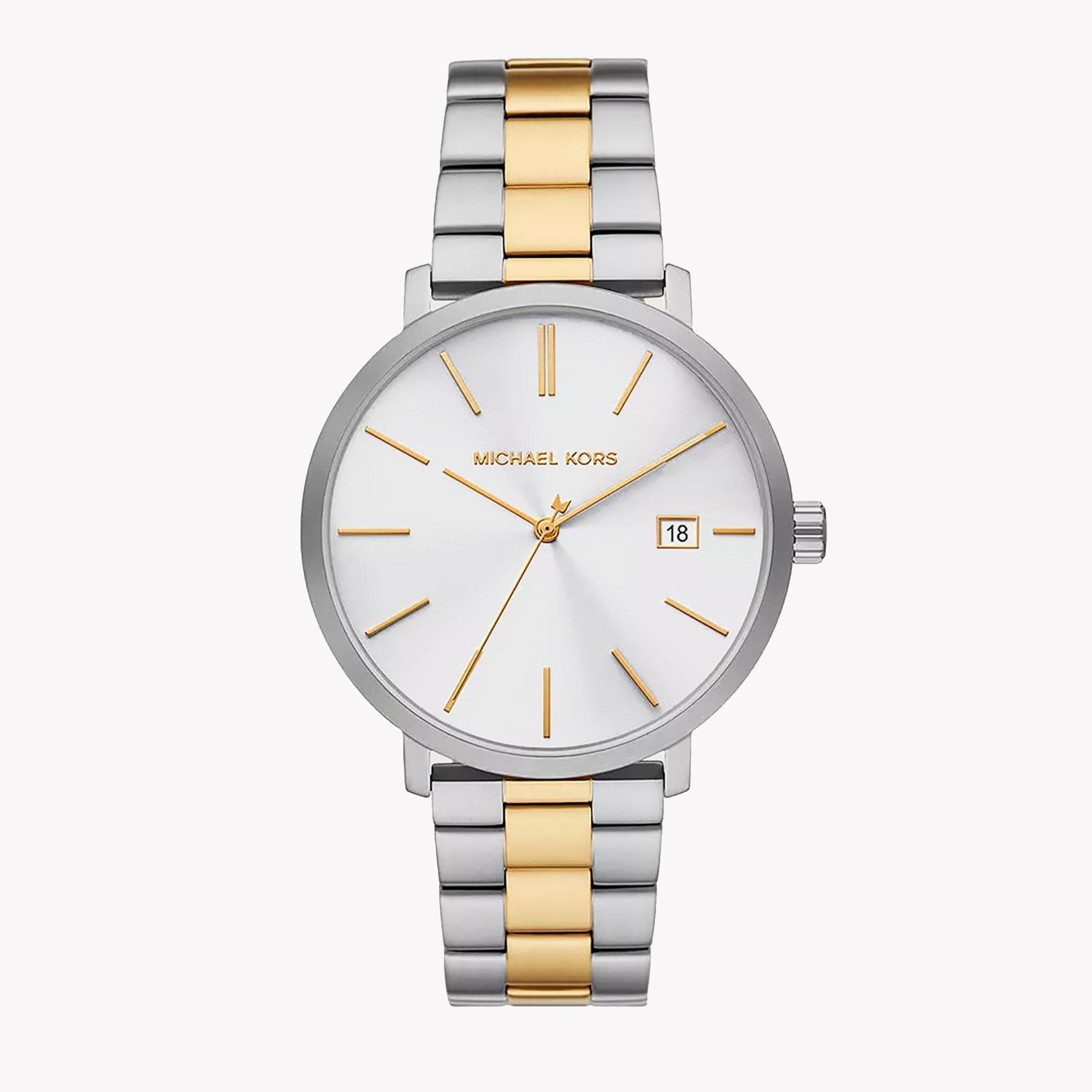 Shop Authentic Michael Kors Blake Analog Silver Dial Two Tone Steel Strap Watch for Women - MK9134 - Luxxuri