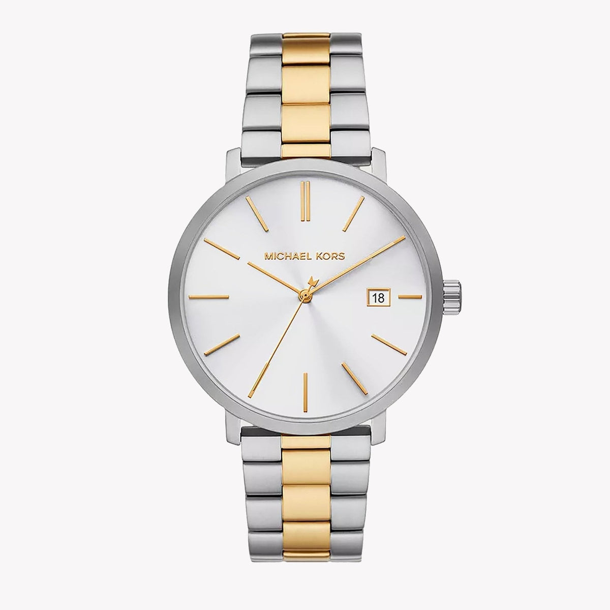 Shop Authentic Michael Kors Blake Analog Silver Dial Two Tone Steel Strap Watch for Women - MK9134 - Luxxuri