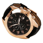  Shop Authentic Maserati Traguardo Chronograph Black Dial Black Leather Strap Watch For Men - R8871612002 - Luxxuri
