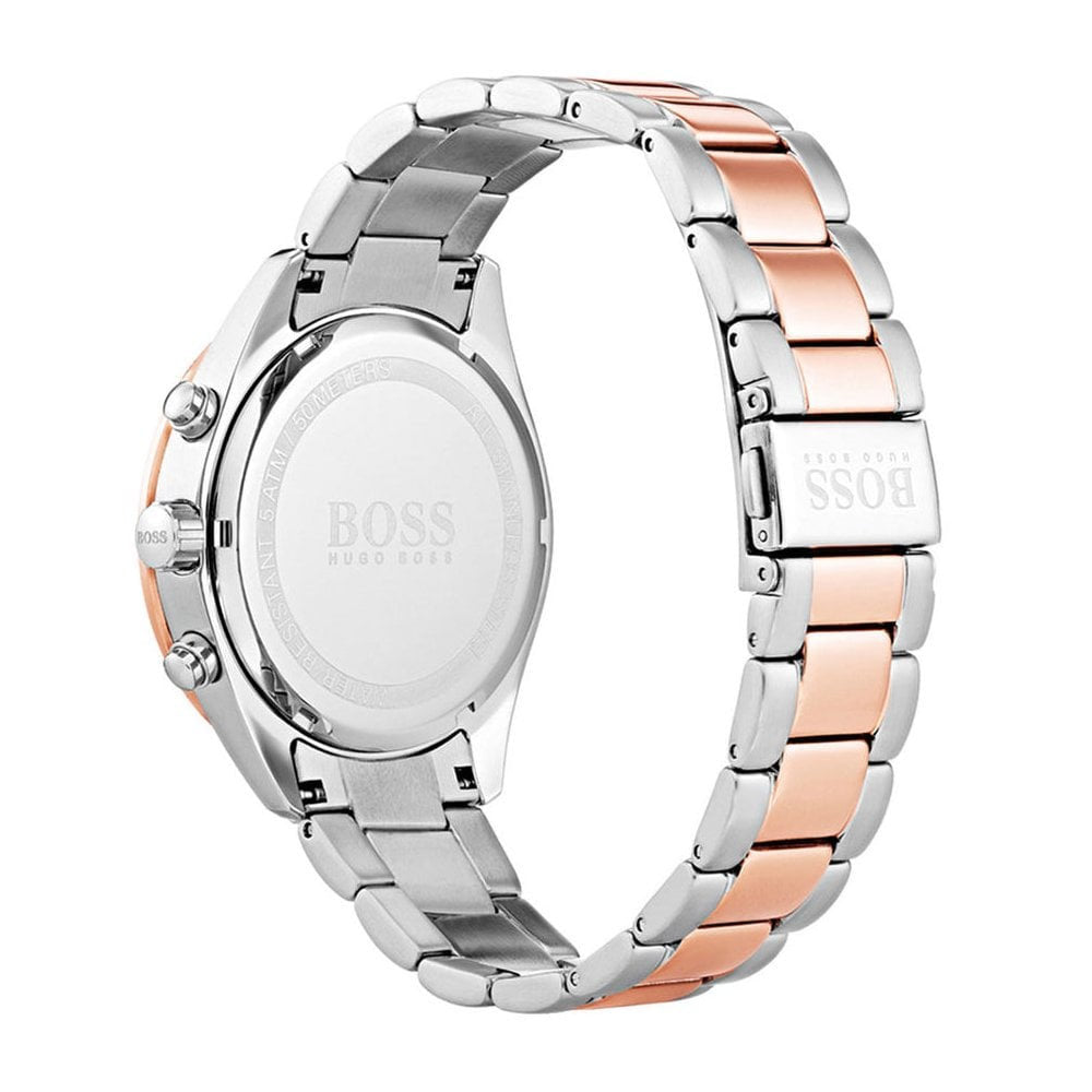  Shop Authentic Hugo Boss Talent Black Dial Two Tone Steel Strap Watch for Men - 1513584 - Luxxuri